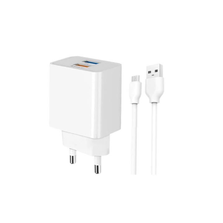 شارژر دیواری پرووان با کابل میکرو مدل PWC525 ProOne PWC525 Wall Charger With MicroUSB Cable